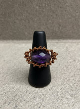 Load image into Gallery viewer, Custom copper wire wrapped eye ring design # 1
