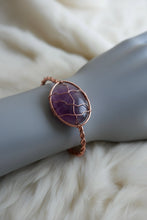 Load image into Gallery viewer, His/Her Chunky Copper Oval Bracelet
