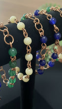 Load image into Gallery viewer, Copper 8mm or 12mm crystal bracelet

