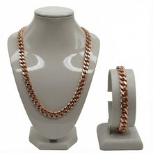 Load image into Gallery viewer, Pure Handcrafted Heavy .999 Copper Cuban Link
