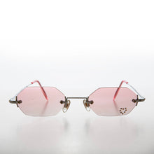 Load image into Gallery viewer, Heart Rhinestone Rimless Vintage Sunglasses - Splashy
