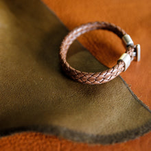 Load image into Gallery viewer, Braided Leather Bracelet - USA Made
