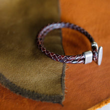 Load image into Gallery viewer, Braided Leather Bracelet - USA Made
