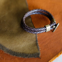 Load image into Gallery viewer, Braided Leather Bracelet - USA Made
