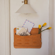 Load image into Gallery viewer, Leather Wall Pocket  - USA Made
