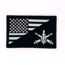 Load image into Gallery viewer, Army Air Defense Artillery Branch - USA Flag - 2.25x3.5 Patch
