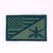 Load image into Gallery viewer, Army Air Defense Artillery Branch - USA Flag - 2.25x3.5 Patch
