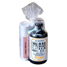 Load image into Gallery viewer, BBQ Board Balm™ Complete Care Package (Wax, Oil, Soap &amp; Lint Free Cloth)
