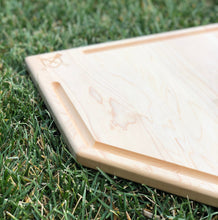 Load image into Gallery viewer, Full Size (17&quot; x 17&quot;) Home Plate Cutting Board With Trough
