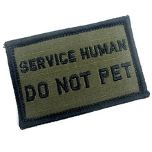 Load image into Gallery viewer, As Seen on Socials - Service Human Do Not Pet - 2x3 Patch - Multiple Variants
