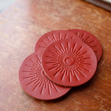 Load image into Gallery viewer, Leather Coasters - USA Made
