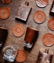 Load image into Gallery viewer, Leather Coasters - USA Made
