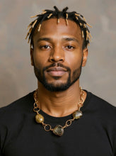 Load image into Gallery viewer, Custom Tiger's Eye Chunky Link Neck Jewelry
