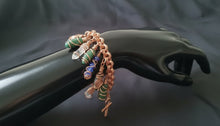 Load image into Gallery viewer, 2 Energy Wire Wrapped Crystal Charm Bracelets
