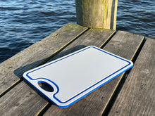 Load image into Gallery viewer, Made in the USA | Premium Cutting Board | Textured 1/2 inch HDPE UV Protected | Non-Skid or Mark Rubber Feet | Great for Boats &amp; any Counter-top
