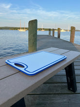 Load image into Gallery viewer, Made in the USA | Premium Cutting Board | Textured 1/2 inch HDPE UV Protected | Non-Skid or Mark Rubber Feet | Great for Boats &amp; any Counter-top
