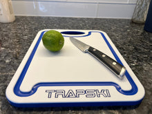 Load image into Gallery viewer, TRAPSKI Premium 1/2 Inch Thick HDPE Cutting Boards | Food-Grade Kitchen Prep Surface | Juice Grooves | Made in the USA
