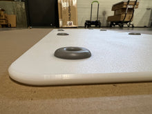 Load image into Gallery viewer, Big Game Cutting Chopping Board 3/8 Inch Thick | Food-Grade HDPE Optional Non-Skid Rubber Feet, Wide Juice Groove | 32 or 48 in x 18 in or 24 in for Tailgates, Coolers and Tables | Easy Grip Handle

