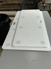 Load image into Gallery viewer, Big Game Cutting Chopping Board 3/8 Inch Thick | Food-Grade HDPE Optional Non-Skid Rubber Feet, Wide Juice Groove | 32 or 48 in x 18 in or 24 in for Tailgates, Coolers and Tables | Easy Grip Handle
