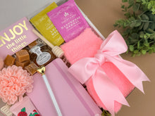 Load image into Gallery viewer, Curated Gift Boxes for Her – Pink Tea &amp; Tumbler Relaxation Set
