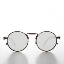 Load image into Gallery viewer, Round Gunmetal Metal Goth Steampunk Sunglass - Ivan 5
