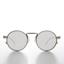 Load image into Gallery viewer, Round Silver Goth Steampunk Sunglass - Ivan 1

