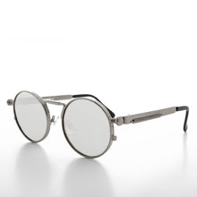 Load image into Gallery viewer, Round Silver Goth Steampunk Sunglass - Ivan 1
