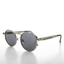 Load image into Gallery viewer, Round Silver Goth Steampunk Sunglass - Ivan 1
