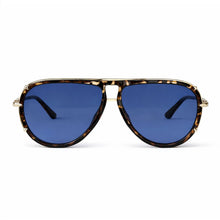 Load image into Gallery viewer, Ivy Luxe - Blue Tangle-Free Round Aviator Sunglasses
