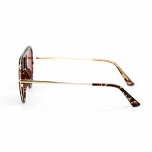 Load image into Gallery viewer, Ivy Luxe - Red Tangle-Free Round Aviator Sunglasses
