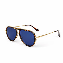Load image into Gallery viewer, Ivy Luxe - Blue Tangle-Free Round Aviator Sunglasses
