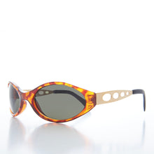 Load image into Gallery viewer, Large Oval Wrap Around Vintage Sunglasses - Jacque
