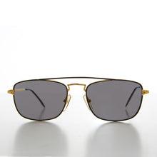 Load image into Gallery viewer, Gold Square Vintage Aviator Sunglass - Jake

