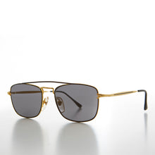 Load image into Gallery viewer, Gold Square Vintage Aviator Sunglass - Jake
