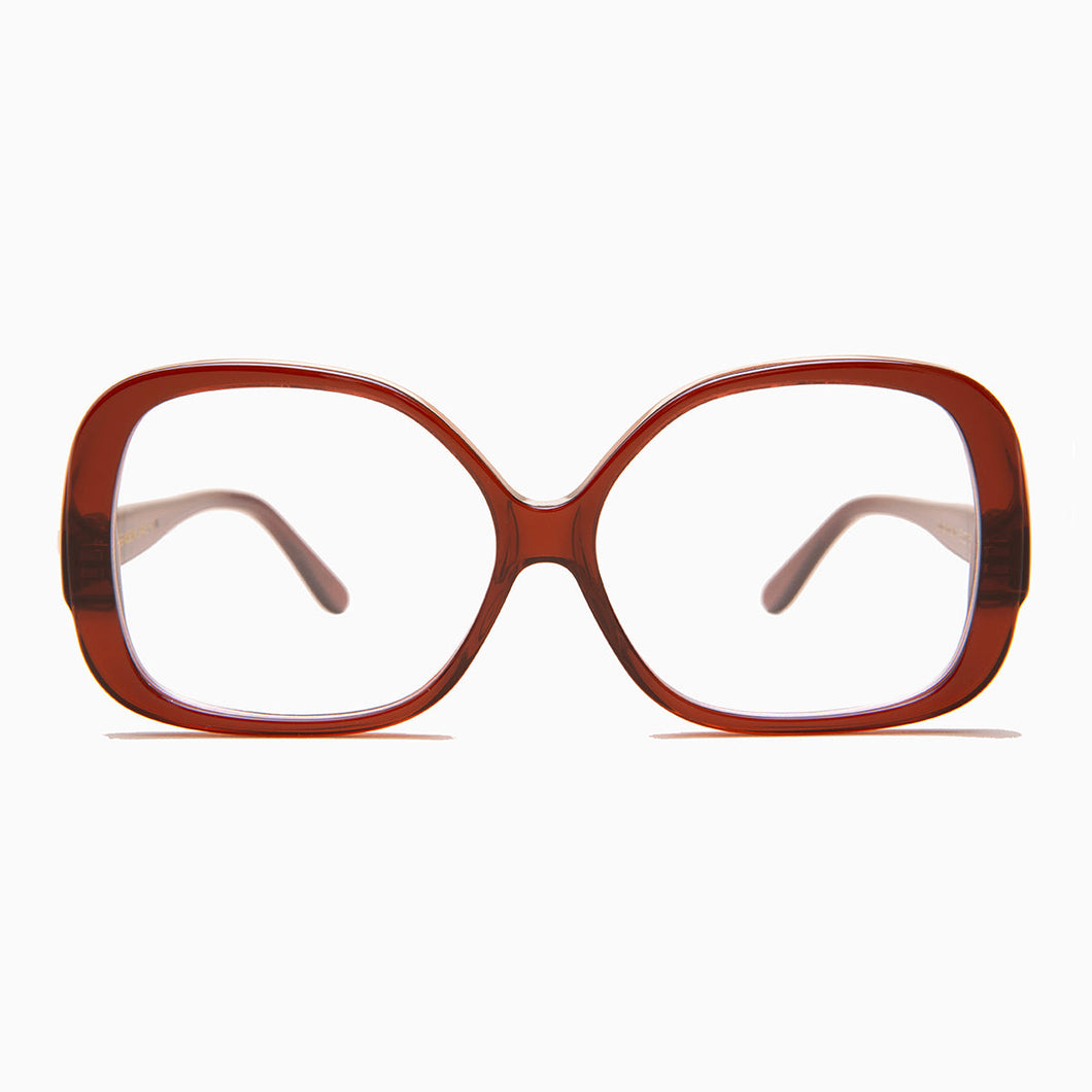 Maroon Square Blue Light Blocker Glasses - Jane – BiteMyWood