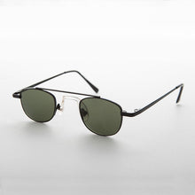 Load image into Gallery viewer, Small Square Aviator Sunglass Vintage with Silicone Wrap Nose Pad - Jasper
