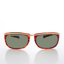 Load image into Gallery viewer, Sporty Gold Frame 90s Aviator Sunglass - Jenner
