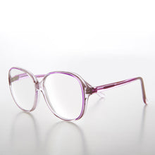 Load image into Gallery viewer, Clear Retro Reading Glasses with Color Accent - Jess
