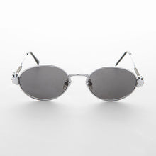 Load image into Gallery viewer, Spring Temple Oval Steampunk Vintage Sunglass - Jeter
