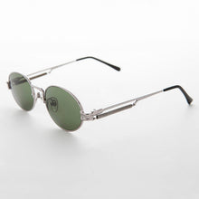 Load image into Gallery viewer, Spring Temple Oval Steampunk Vintage Sunglass - Jeter
