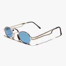 Load image into Gallery viewer, Ultimate Silver Steampunk Sunglass - Jules
