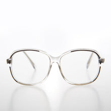 Load image into Gallery viewer, Clear Women's Retro Reading Glasses with Color Accents - Kara
