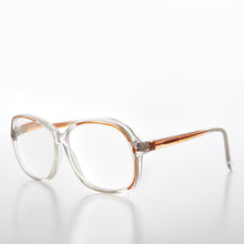 Load image into Gallery viewer, Clear Women's Retro Reading Glasses with Color Accents - Kara
