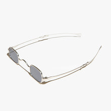 Load image into Gallery viewer, Tiny Rectangular Spectacle Sunglass with Sliding Temples - Kane
