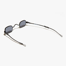 Load image into Gallery viewer, Tiny Rectangular Spectacle Sunglass with Sliding Temples - Kane
