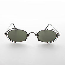 Load image into Gallery viewer, Tiny Oval 90s Metal Vintage Sunglasses - Klaus
