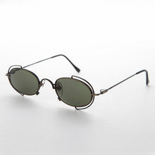 Load image into Gallery viewer, Tiny Oval 90s Metal Vintage Sunglasses - Klaus
