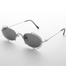 Load image into Gallery viewer, Tiny Oval 90s Metal Vintage Sunglasses - Klaus

