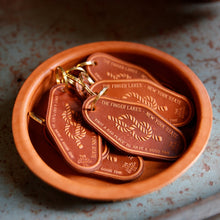 Load image into Gallery viewer, Leather Motel Key Fob - USA Made
