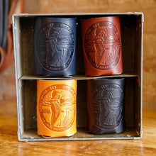 Load image into Gallery viewer, Leather Can Koozie -USA Made
